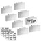 mDesign Basket and Bin Office Storage Tags with Adhesive Labels